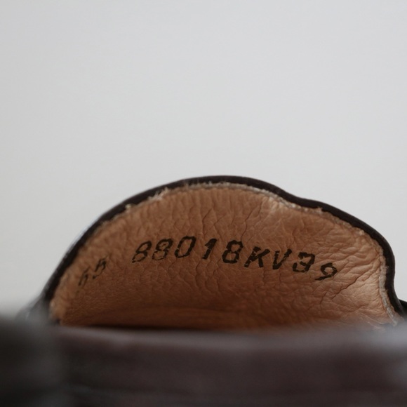 [Sold] Vintage 1970’s Celine Mahogany Leather Loafers - Picture 8 of 8